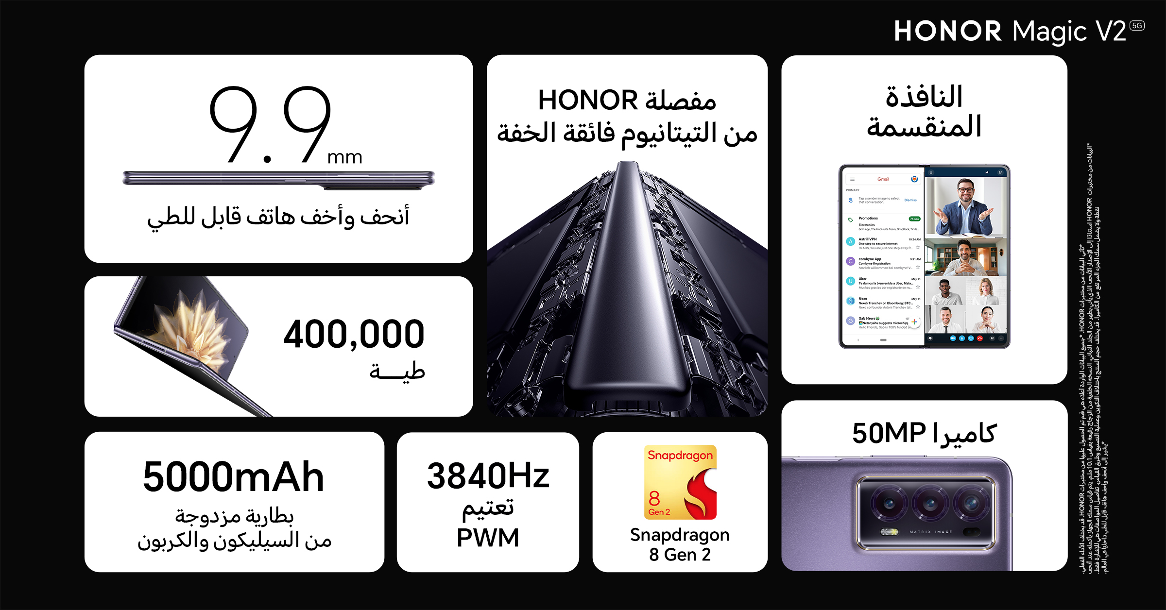 Read more about the article هاتف HONOR Magic V2  ثورة في عالم الهواتف القابلة للطي