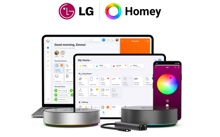 Read more about the article LG تستحوذ على منصة Homey لتوسعة إختيارات الإتصال في أجهزة المنزل الذكي