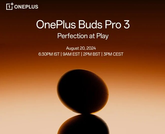 Read more about the article وان بلس تحدد يوم 20 من أغسطس لكشف النقاب عن سماعة OnePlus Buds Pro 3