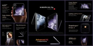 Read more about the article هاتف Xiaomi Mix Flip ينطلق للأسواق العالمية بسعر 1300 يورو