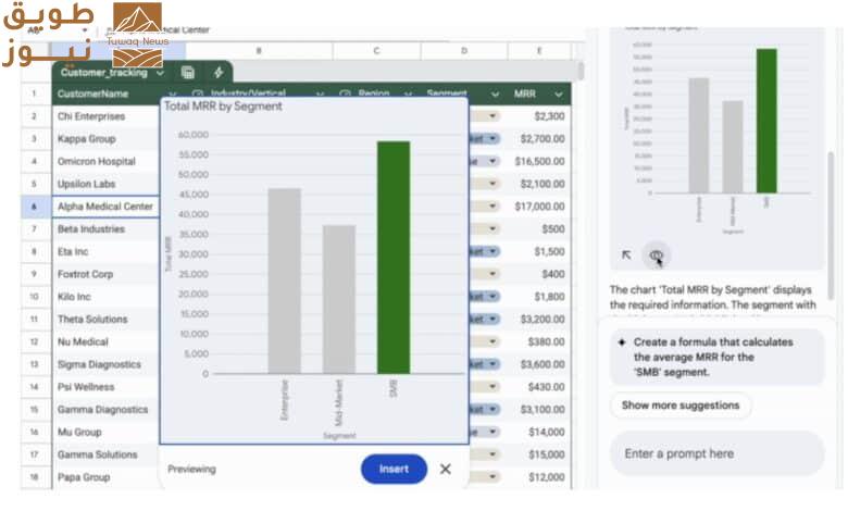 You are currently viewing Gemini يُحسّن تحليل البيانات المعقدة في Google Sheets