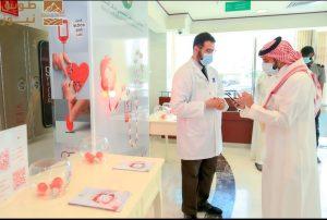 Read more about the article “التخصصي” يشهد تفاعلًا واسعًا من المتبرعين ضمن الحملة الوطنية للتبرع بالدم