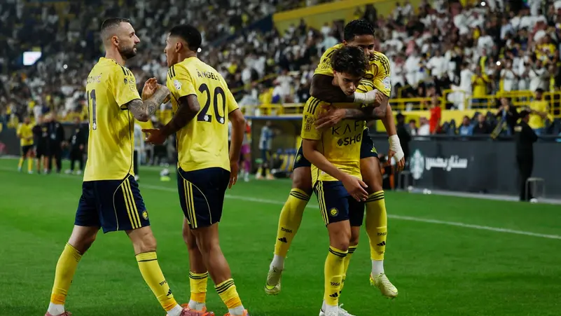 You are currently viewing النصر يهزم الخليج ويعادل رقم الهلال التاريخي