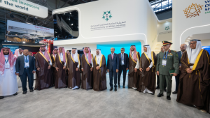 Read more about the article انطلاق أعمال جناح السعودية في معرض الدفاع والأمن يوروساتوري 2026